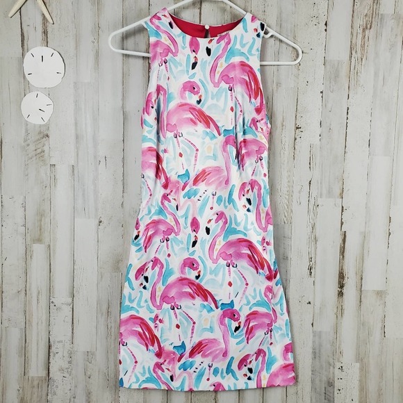 Jade Dresses & Skirts - Jade Flamingo Sleeveless Shift Dress Pink Size XS